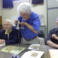 André Hurst, Andreas Katsouris, Horst-Dieter Blume in the Istituto Vitelli in Florence