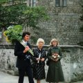 Marriage to Alexandra (right) in Tübingen 1977